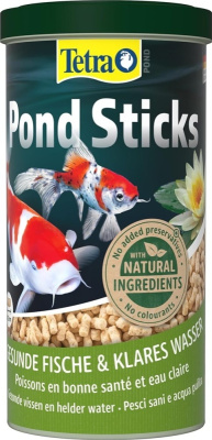 Tetra Pond  Pond Sticks 1 л + 25% бонус, Тетра Понд Понд Стикс корм в форме палочек для прудовых рыб